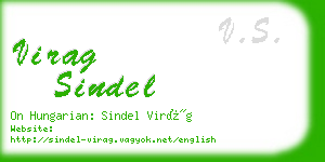 virag sindel business card